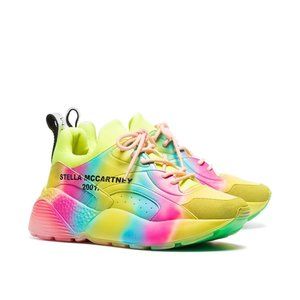 NEW Stella McCartney Eclypse rainbow sneakers